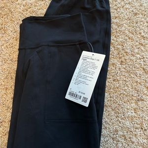 Black lululemon align hr joggers nwt size 8